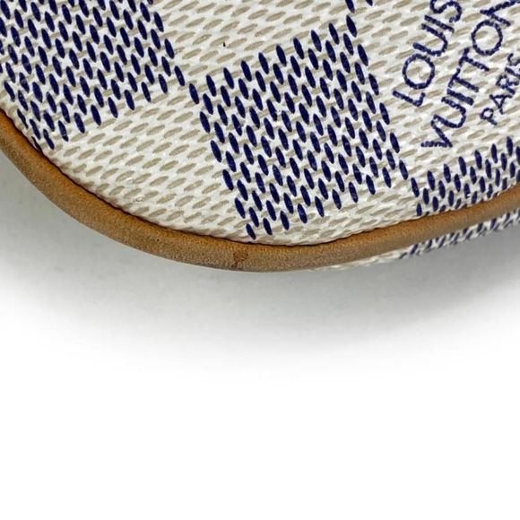 Louis Vuitton Pochette Bosphore Crossbody Shoulder Bag Damier Azur White - Picture 3 of 6